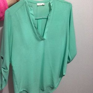 Turquoise Blouse